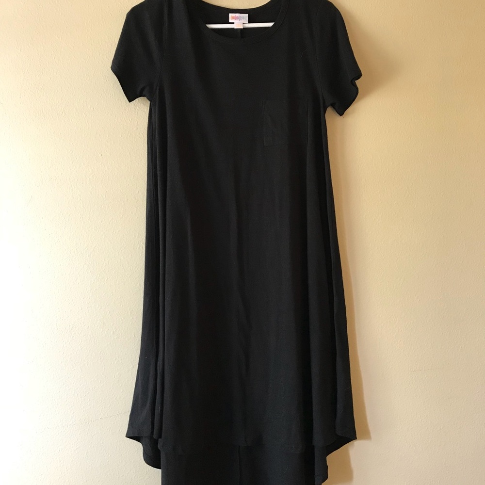 Solid Black LuLaRoe XXS Carly Dress - Brand New